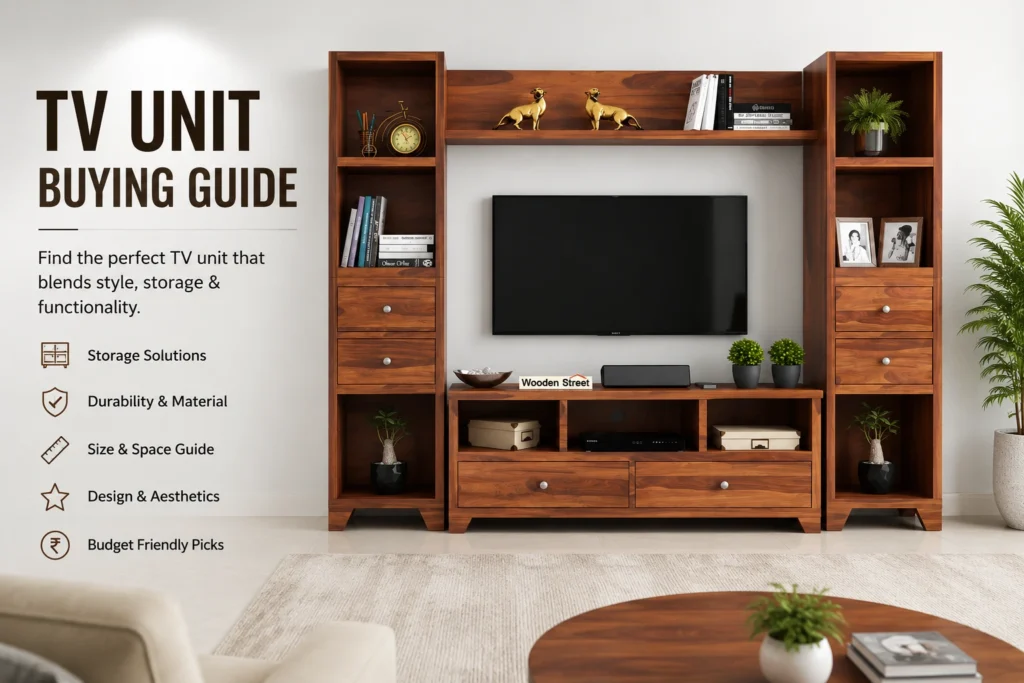 TV Unit Buying Guide 2026: How to Choose the Perfect TV Cabinet 2 TV Unit Buying Guide 2026: How to Choose the Perfect TV Cabinet