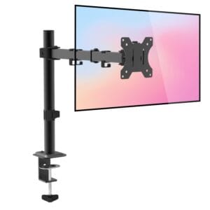 Dyazo Single Monitor Desk Mount Stand | Height Adjustable Fully Articulating Arm 5 51KOGmDMR4L. SL1500