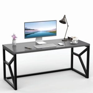 Honey Touch Metal & Wood Workstation Desk for Home Office 2 718QC8JVcZL. SL1500