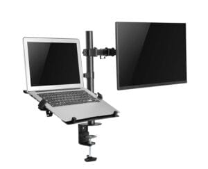 Jin Office Dual Monitor Stand Arm With Laptop 6 71A4ldzpGRL. SL1500