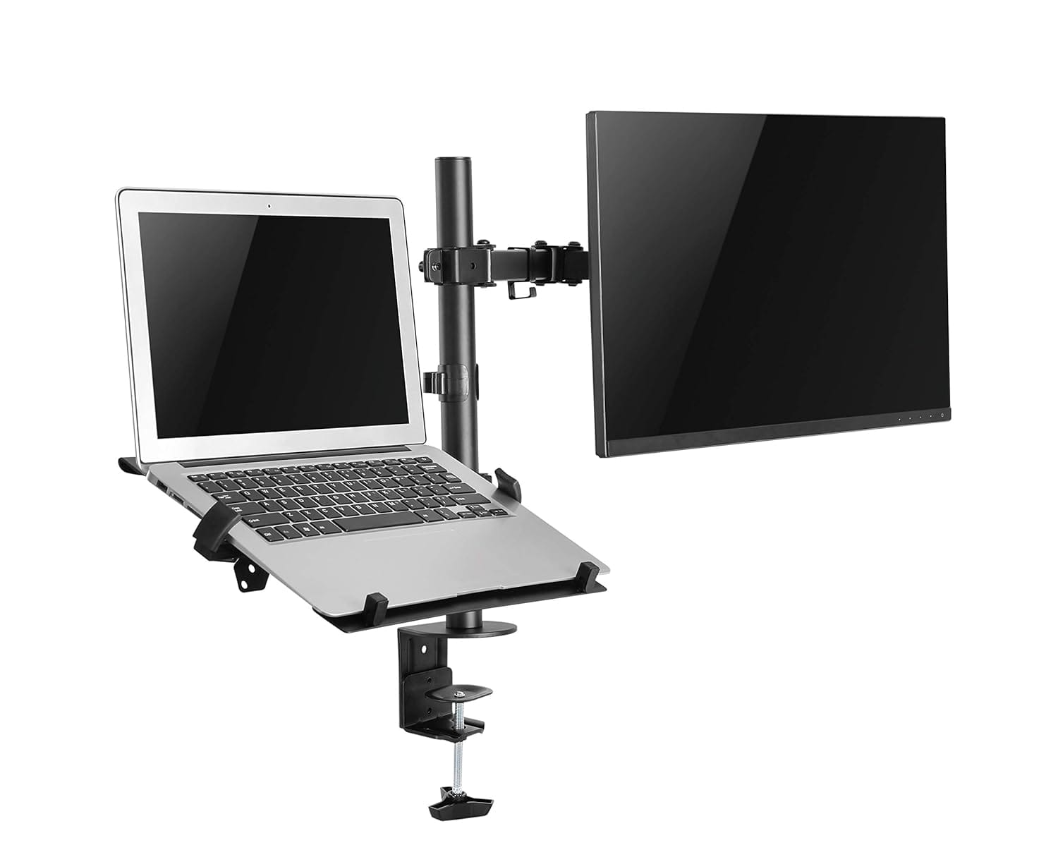 Jin Office Dual Monitor Stand Arm With Laptop 5 71A4ldzpGRL. SL1500
